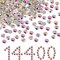 14,400pcs AB Crystal Flatback Rhinestones – SS10 (2.7–2.9mm) for Nails, Crafts & DIY Decor